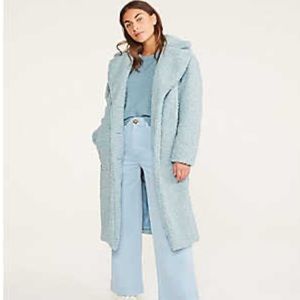Never been worn Lou & Grey Blue Teddy Coat